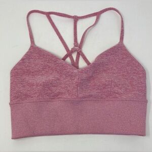 Alo Alosoft Lavish Bra in Pink- Sz XS